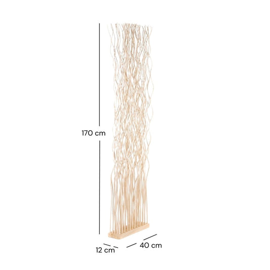 RAUMTEILER "WAVE" | Weidenholz, 170x40cm (HxB)  | Paravent, Trennwand