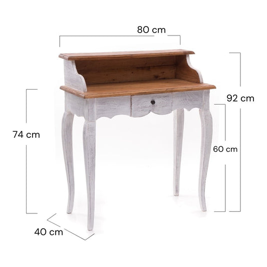 MASSIVHOLZ SEKRETÄR NAPOLEON 92x80cm(HxB) | Massivholz Schreibtisch