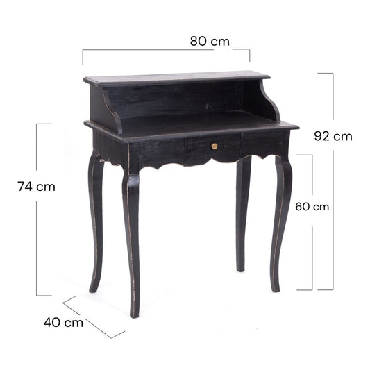 MASSIVHOLZ SEKRETÄR NAPOLEON 92x80cm(HxB) | Massivholz Schreibtisch