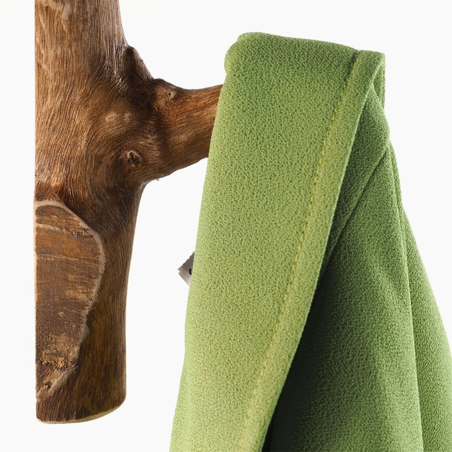 Garderobenhaken 9er Set LIMB | Teakholz Wurzel, Kleiderhaken,Wandhaken
