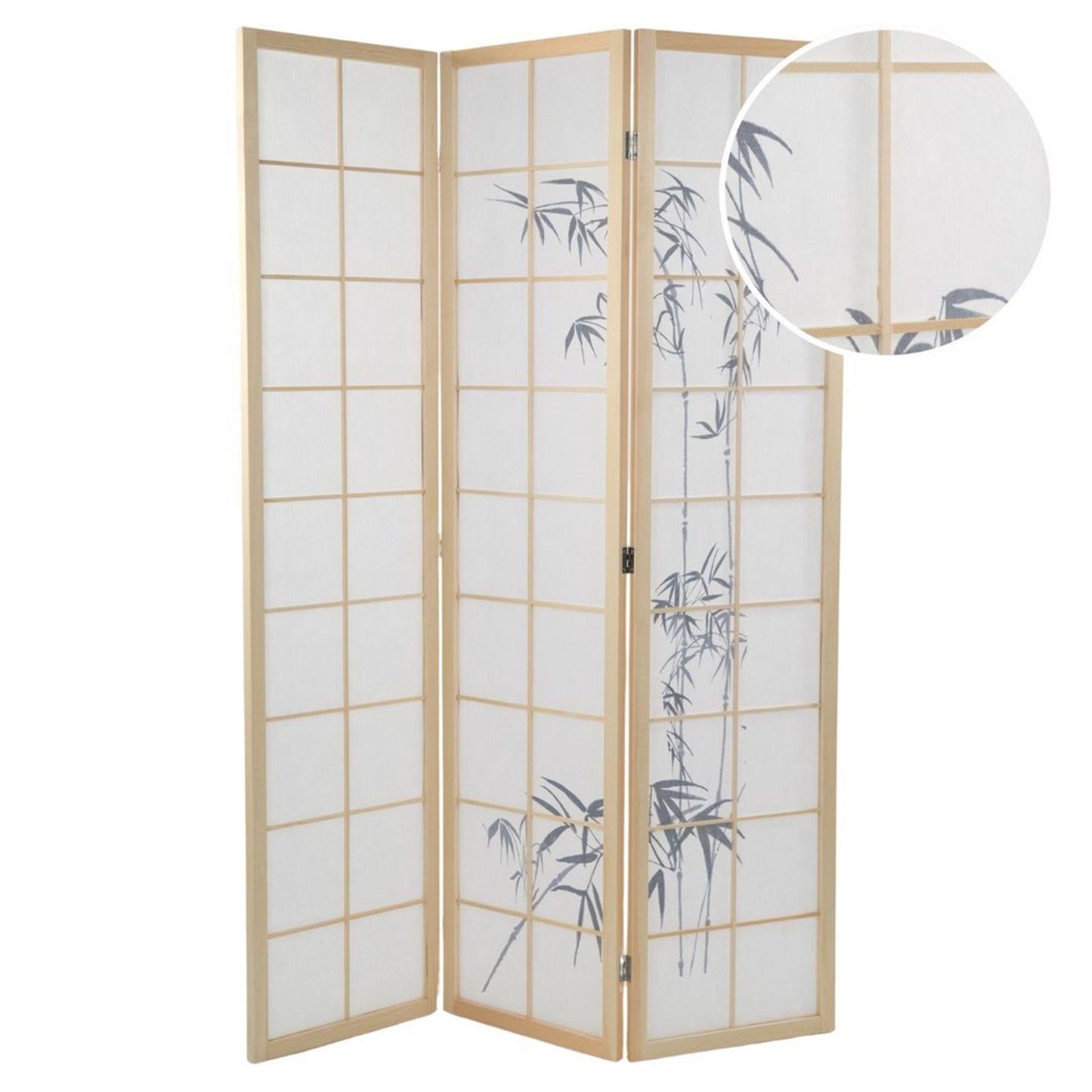 RAUMTEILER "ASIA" | Reispapier, 170x120 cm | Shoji Paravent mit Motiv