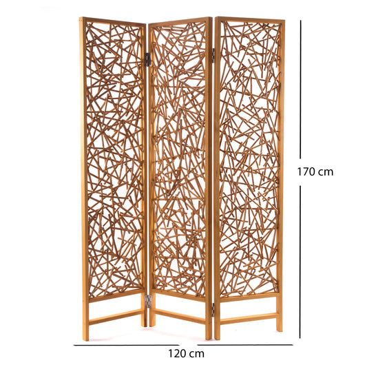 ÄSTE RAUMTEILER "PANEM" | 170cm, Holz | Zweige Paravent