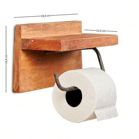 TOILETTENROLLENHALTER "SLEEKI" | 24,5x14,5cm (BxH) | Klopapierhalter