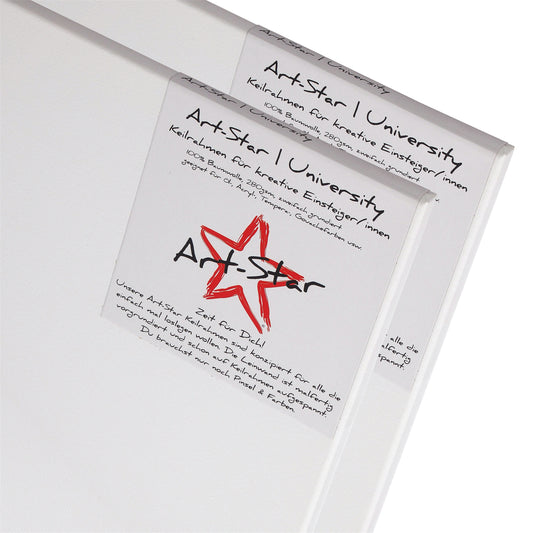 2x ART-STAR UNIVERSITY KEILRAHMEN 70x70cm | blanko Leinwände zum malen