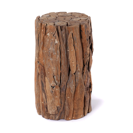 BLUMEN SÄULE "MALEA 60" | Treibholz, 60cm | Natur Holz Podest
