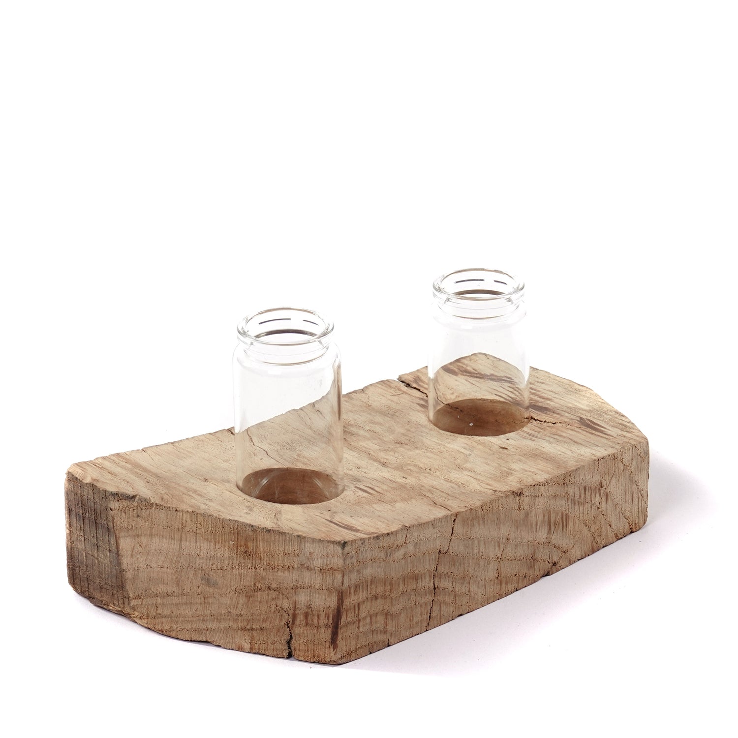 TREIBHOLZ MIT REAGENZGLAS VASE Tisch Blumenvase – xtradefactory GmbH