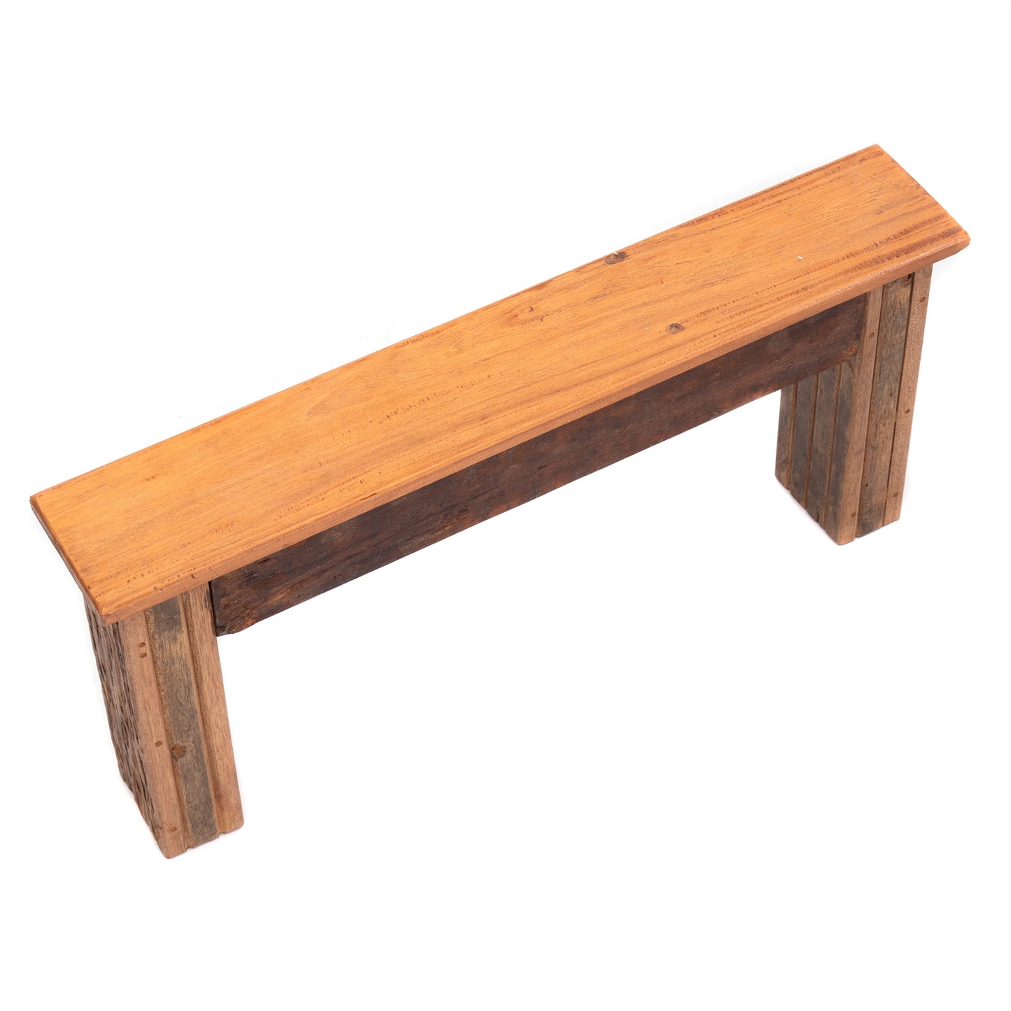 HOLZ BLUMENBANK | Teak Holz, 48x105x18,5cm | Dekoration, Beistellbank