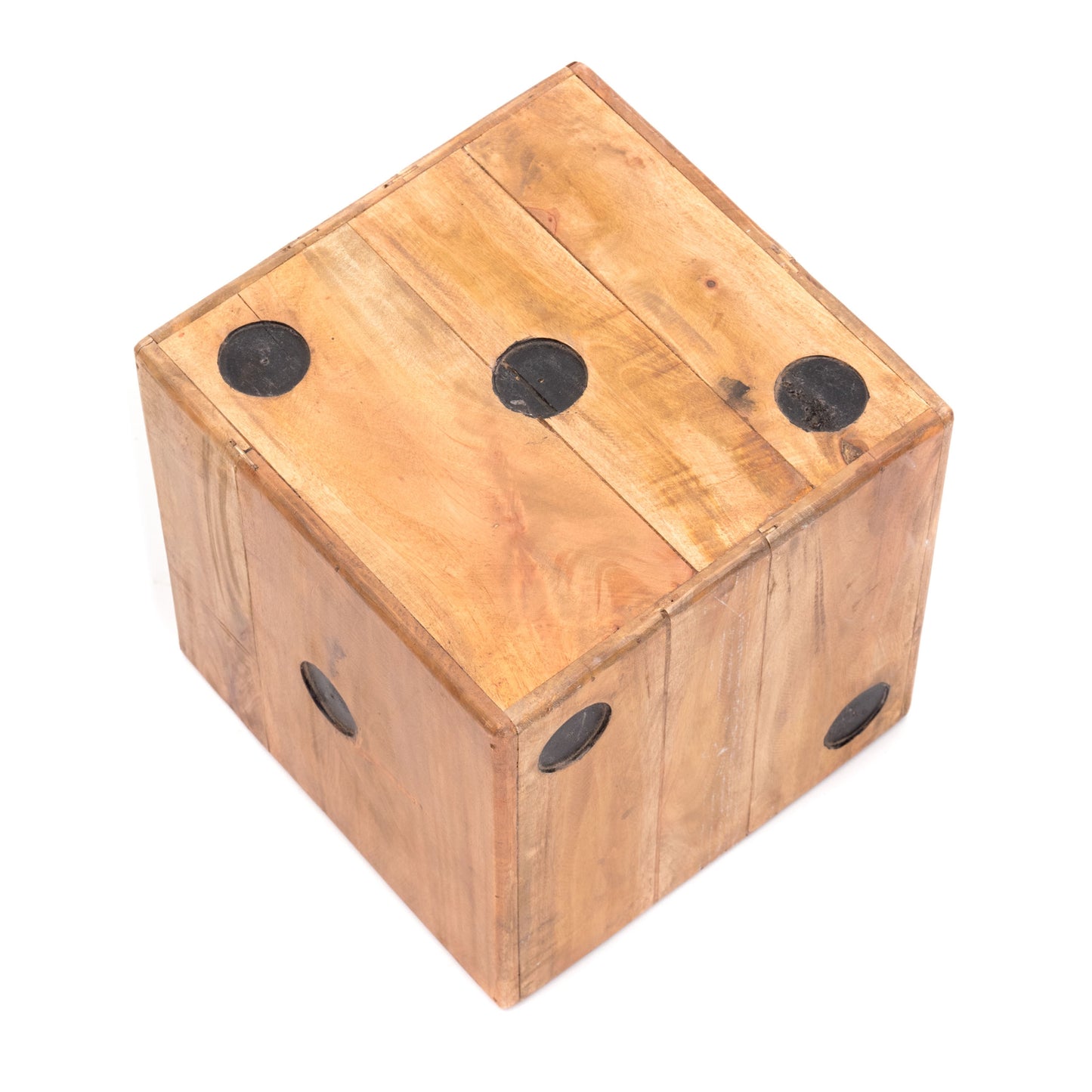 HOLZ WÜRFEL "GAME 12" | Massivholz, 12cm | Blumenhocker Würfel Optik