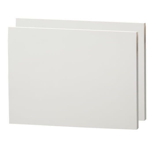 2x HOLZ Malgrund 40x50 cm | Kiefernholz Leinwand, bemalbarer Rahmen