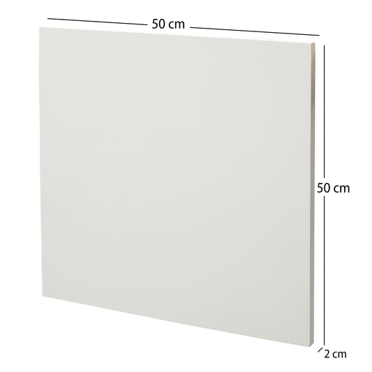 2x HOLZ Malgrund 50x50 cm | Kiefernholz Leinwand, bemalbarer Rahmen