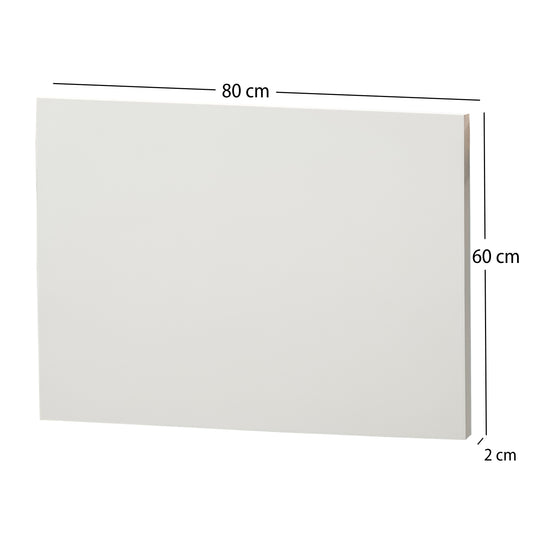 2x HOLZ Malgrund 60x80 cm | Kiefernholz Leinwand, bemalbarer Rahmen