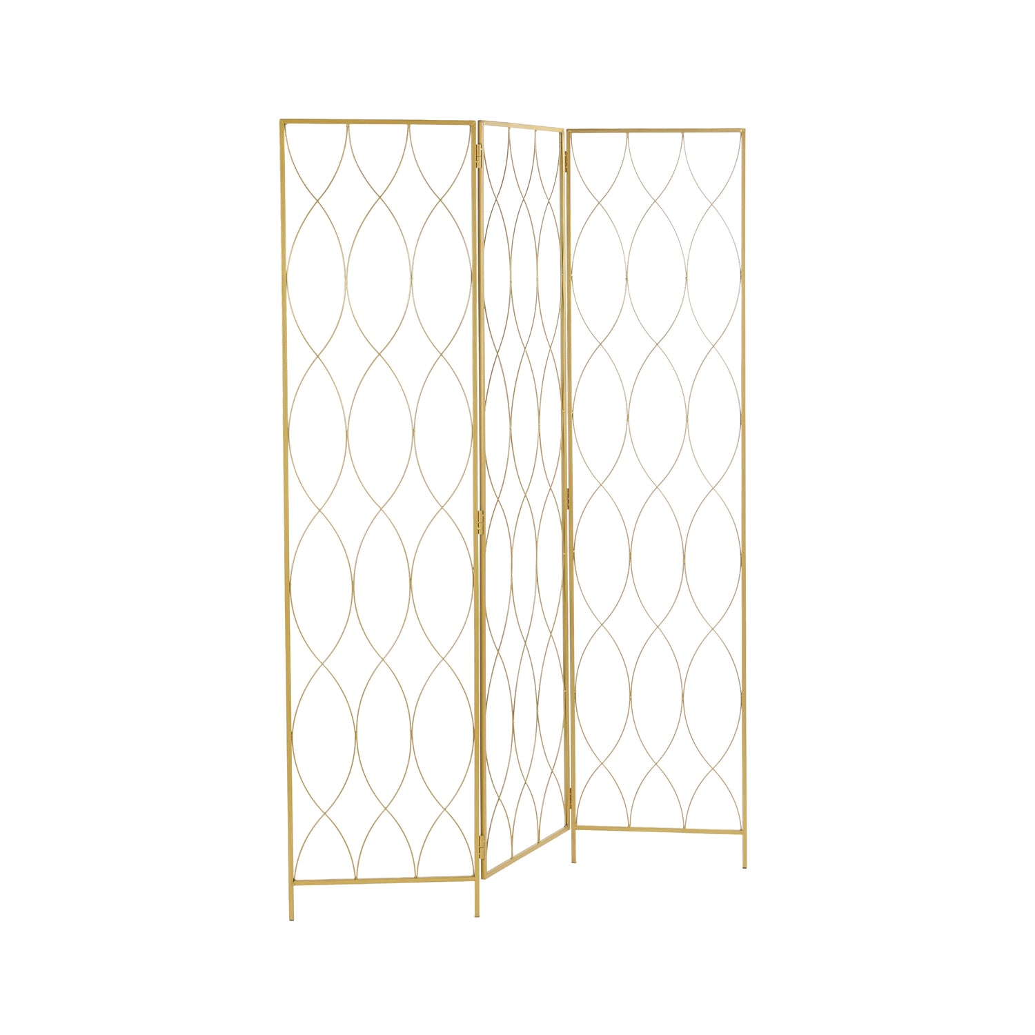 RAUMTEILER "LOUNGE" | Metall, gold, 170x120cm | Paravent