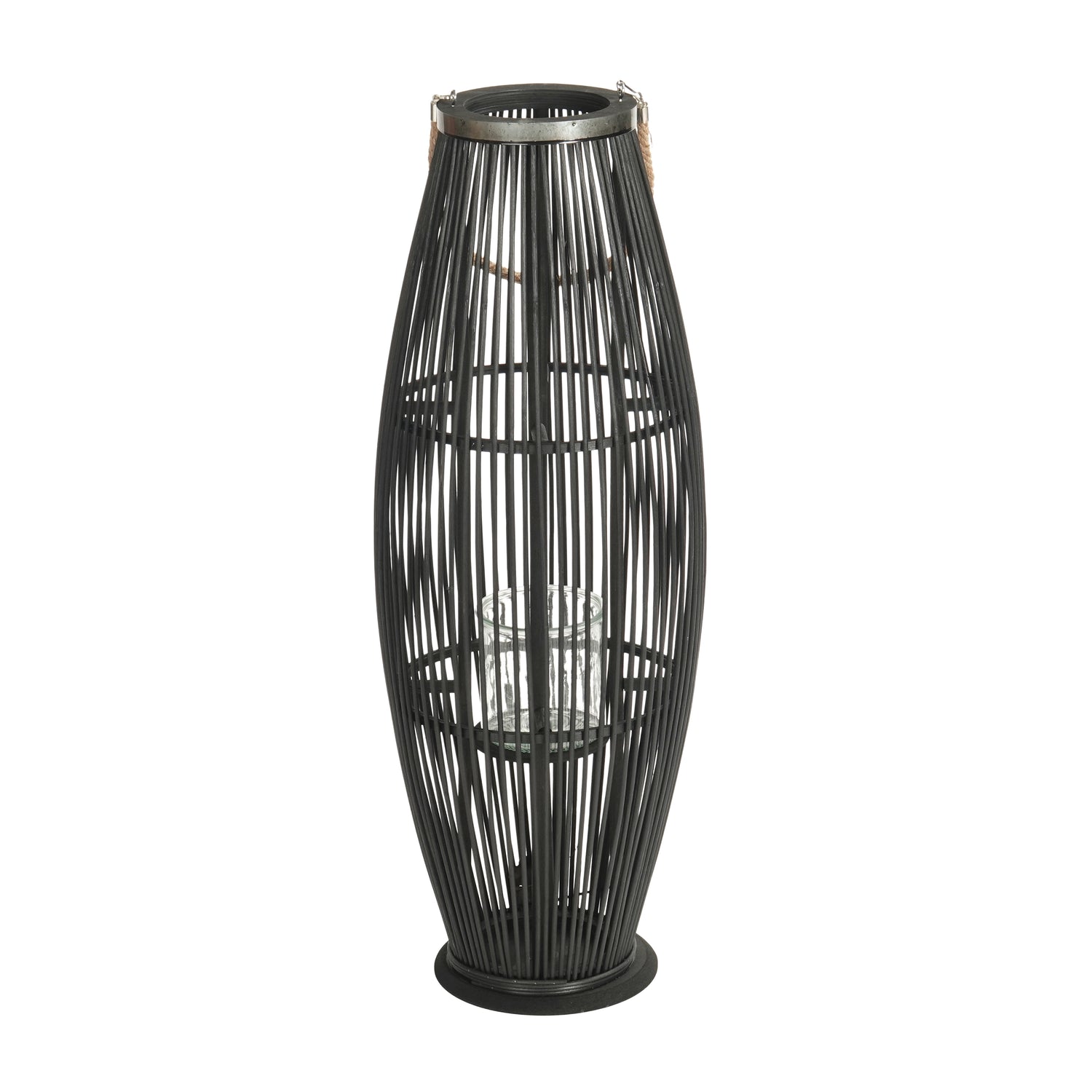 Deko  LATERNE "ZYA" |  Bambus | Natur Windlicht