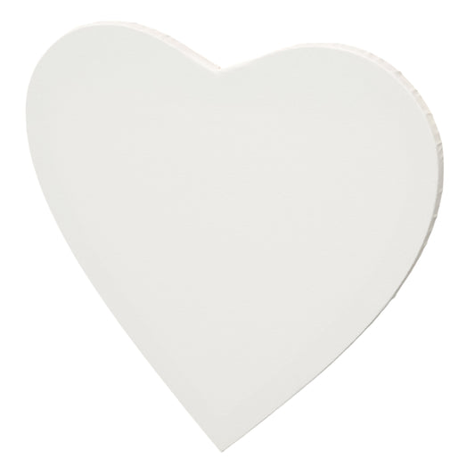 1x ARTIKUM HERZFORM LEINWAND Ø 30 | bespannte Leinwand