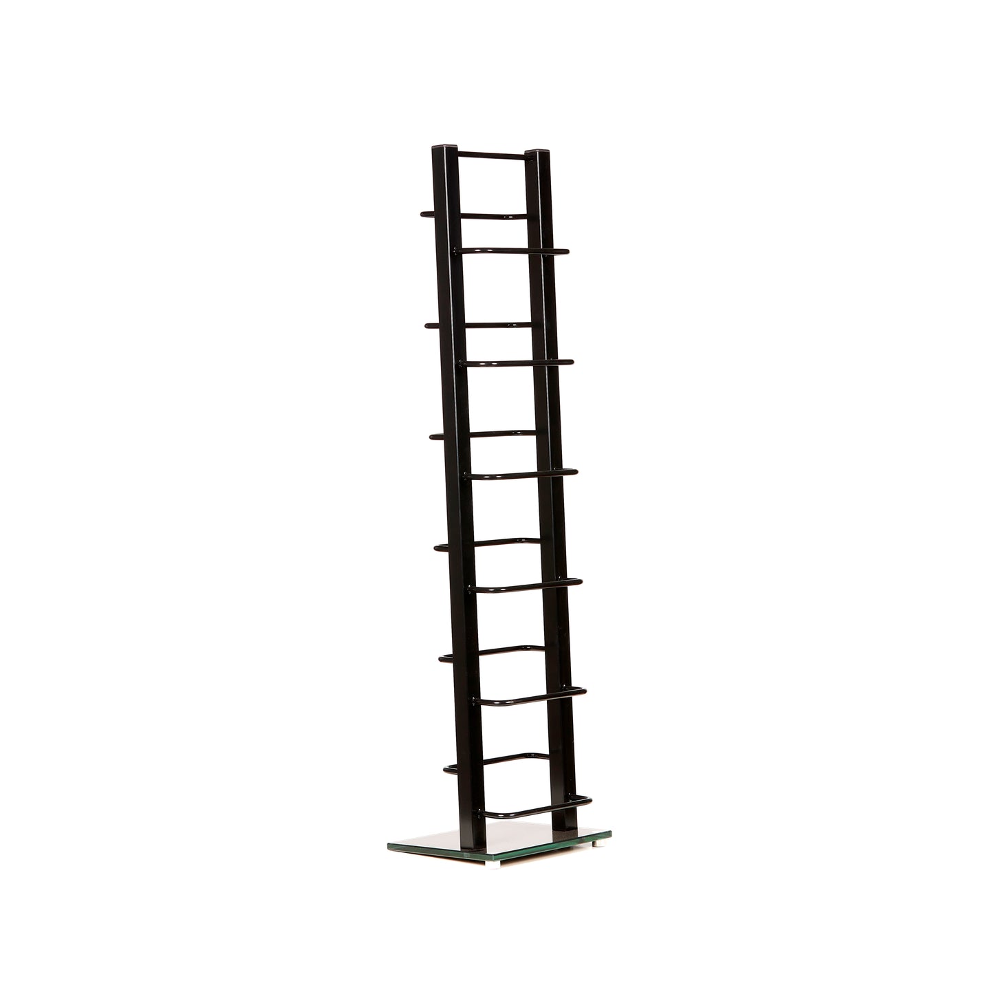 DESIGN CD STÄNDER "TOWER" | schwarz, 92 cm, Metall | für 85 CDs