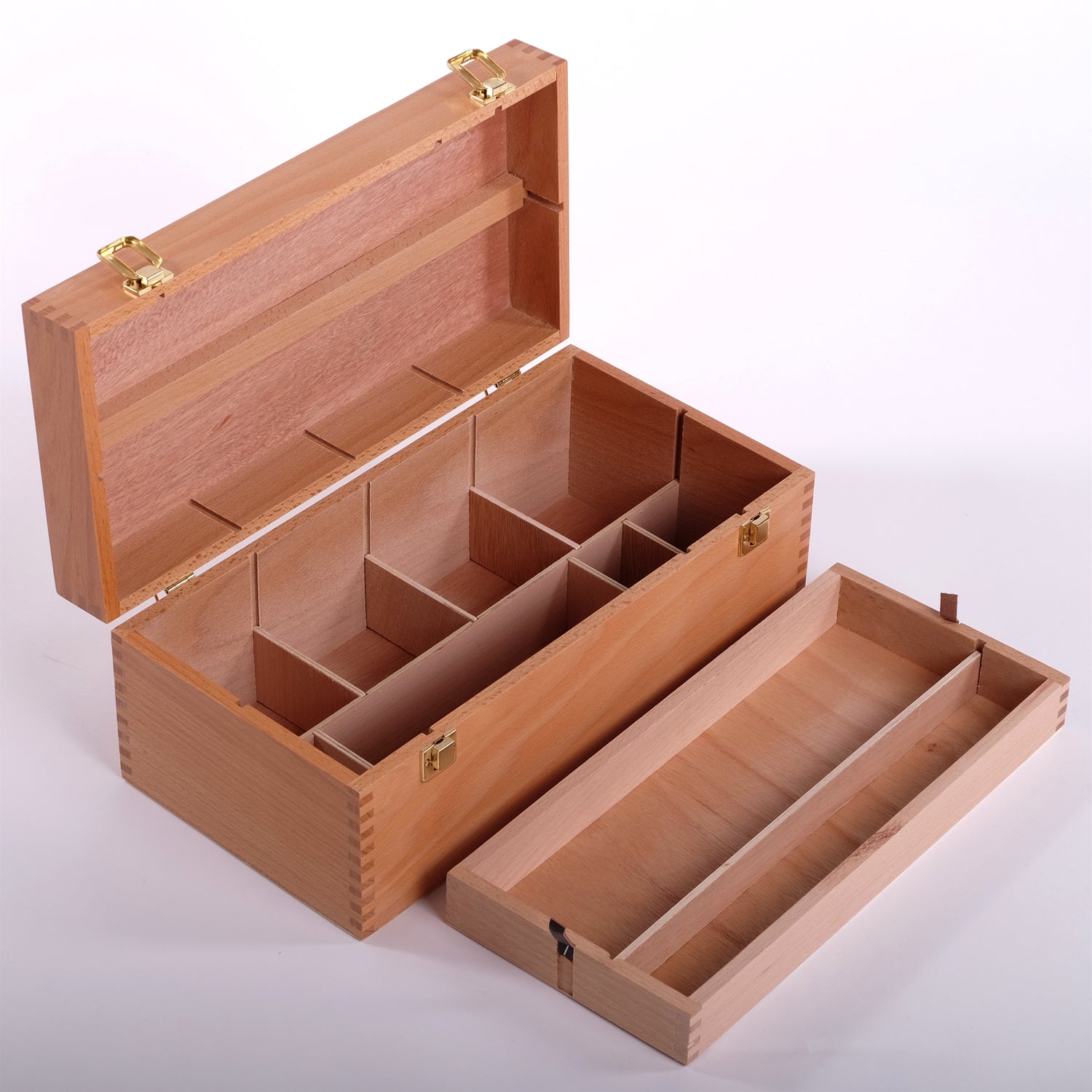 aufbewahrung kiste holz HOLZ MALER AUFBEWAHRUNGS BOX 40 cm – xtradefactory GmbH