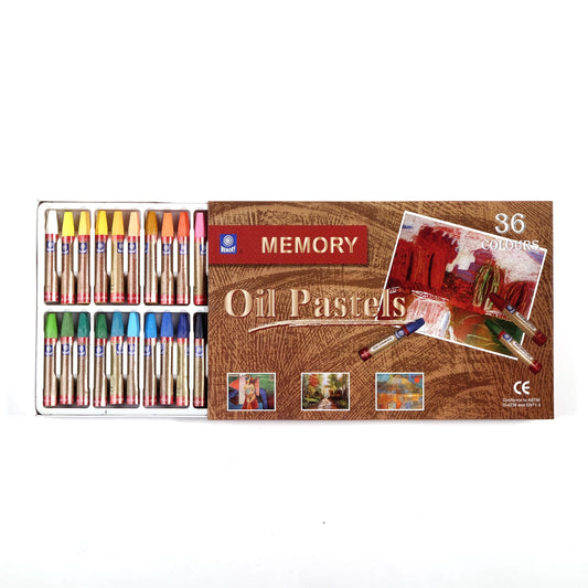Öl Pastellkreiden Set | Ø 1 cm, 7,4 cm, 36 Farben Set | Pastellfarben