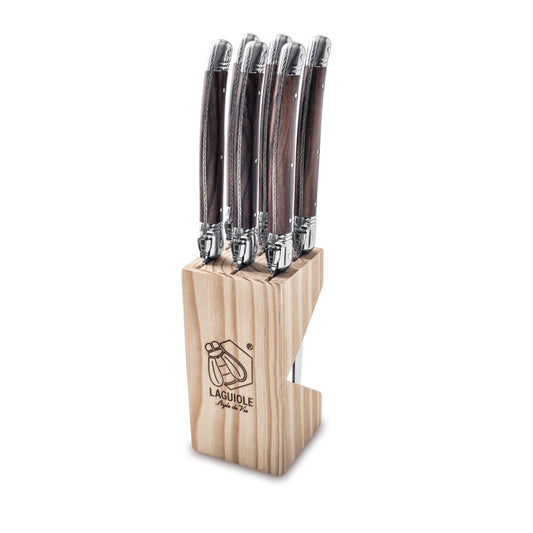 LAGUIOLE STEAKMESSER SET "PREMIUM" | Edelstahl Klinge | Messerset