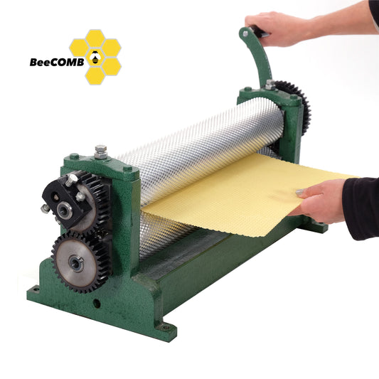 BIENENWACHS MITTELWAND PRÄGEWALZE XT45A | 45cm 4,9mm Imker Wachswalze