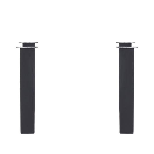 TISCHGESTELL SET „QUEBEC“ U-FORM STAHL | schwarz