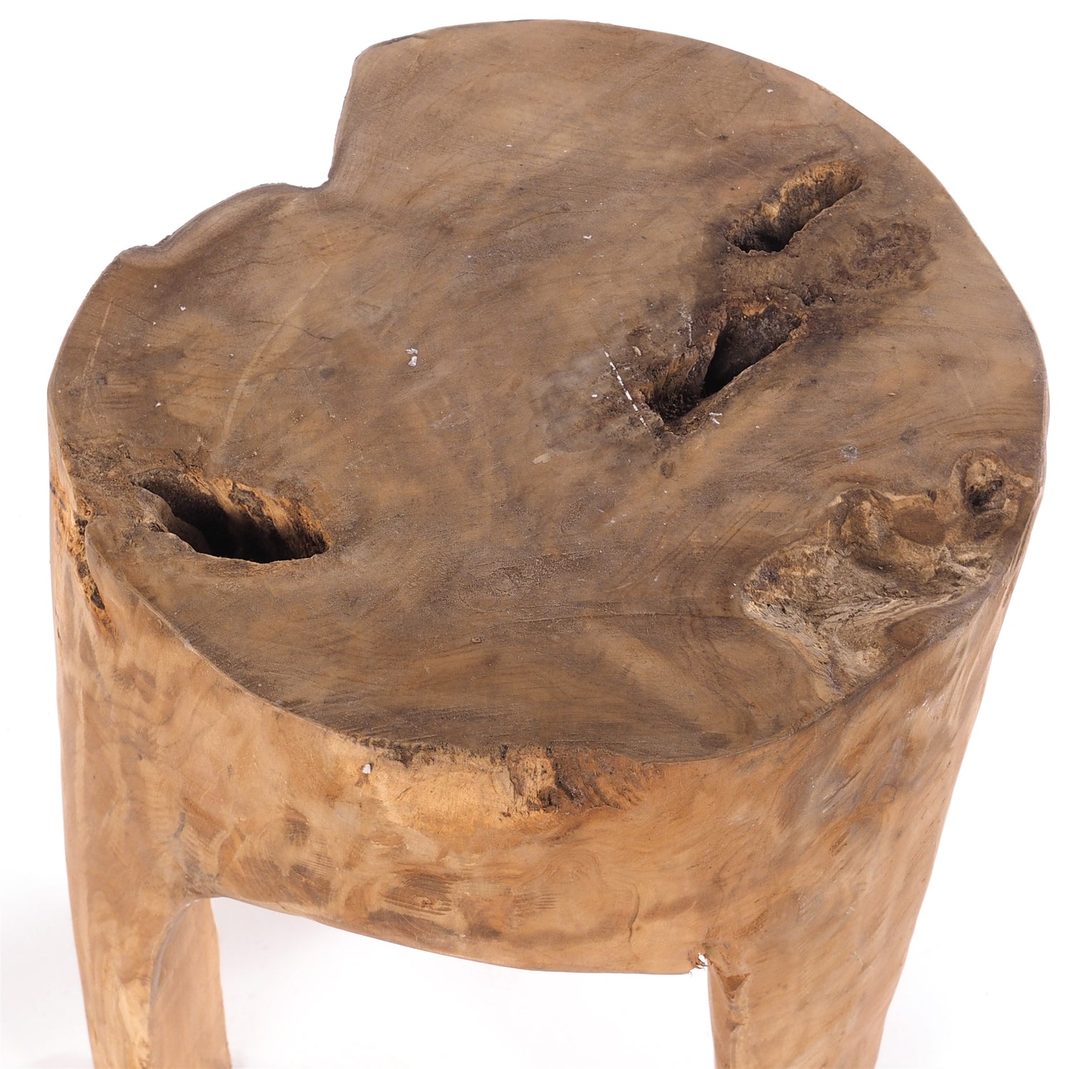 BAUMSTAMM HOCKER "LOG" | 41x29 cm (HxB), natur | Sitzhocker