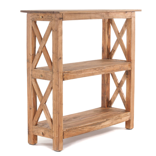 SCHUHREGAL "SIENA" | Massivholz, 90x92x33 cm | massives Holzregal