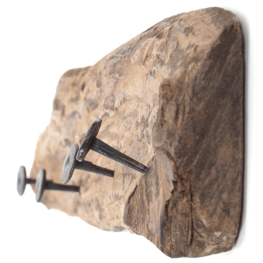 WANDGARDEROBE "TEAKROOTS 50" | Teakholzwurzel, 50x12cm(LxH)