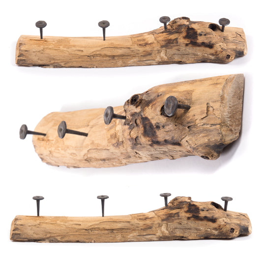 WANDGARDEROBE "TEAKROOTS 50" | Teakholzwurzel, 50x12cm(LxH)