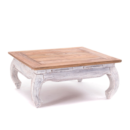 OPIUMTISCH "EAST 80" | 80x80x36 cm, Mahagoni | Beistelltisch