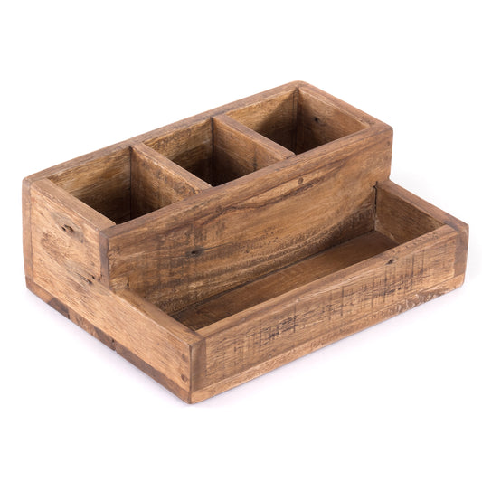 SCHREIBTISCH ORGANIZER "LEPUS" | Mahagoni | Stiftehalter