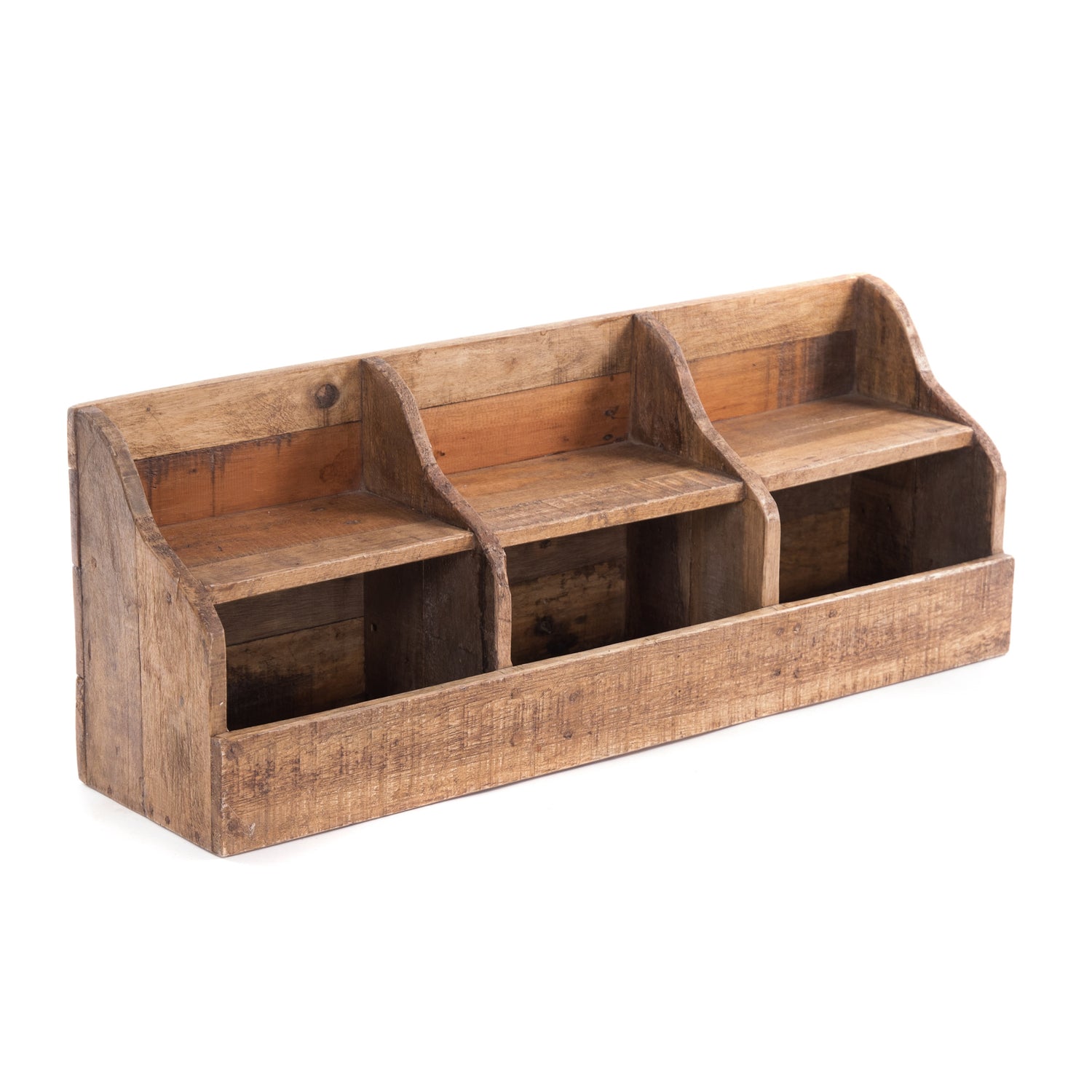 holzregal aufbewahrung WANDREGAL "STORAGE 60" 3 Fächer Holzregal – xtradefactory GmbH