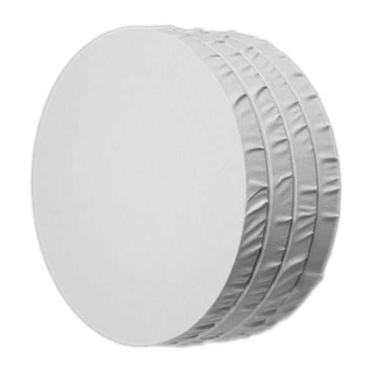 4x ART STAR RUNDE LEINWÄNDE Ø 20 cm | Bespannte Leinwände